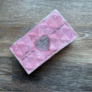 NKK Gel X nail extensions XXS coffin